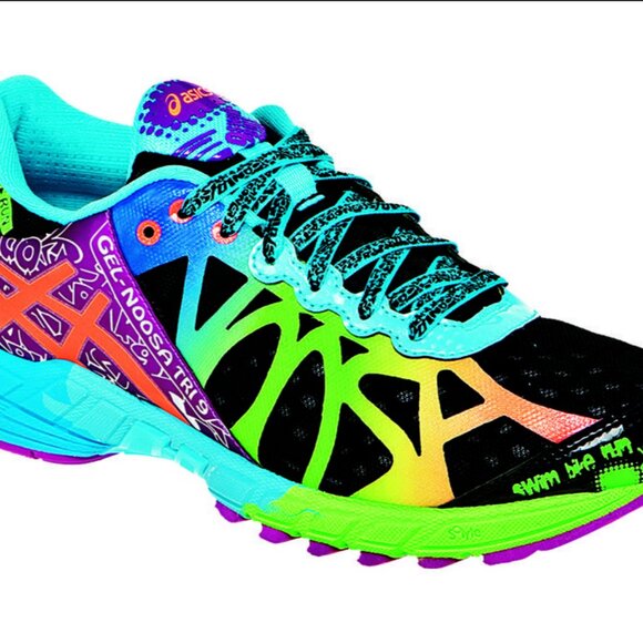 Rare New w/tags Asics GEL Noosa Tri 9 Black Multicolor Womens 9 US Medium - Picture 11 of 12